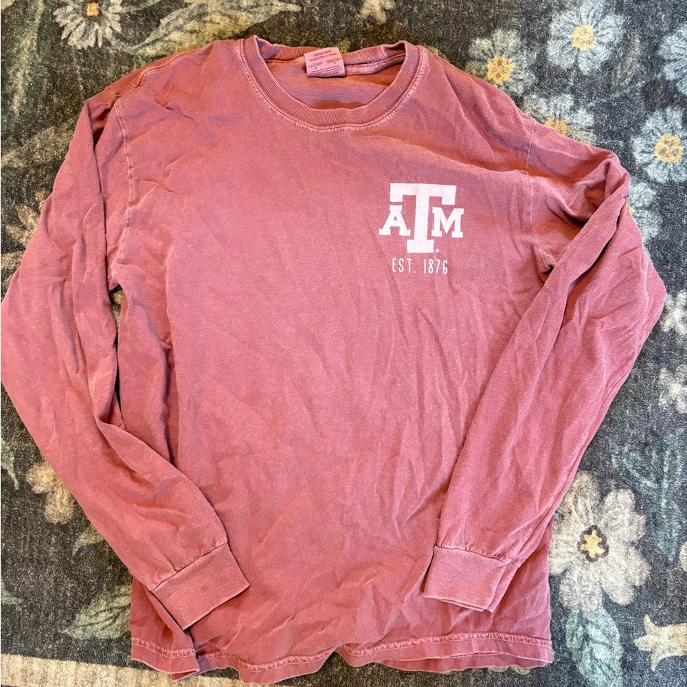 🦄10/$10 Comfort Colors Women’s Burgundy Long Sleeve Tee